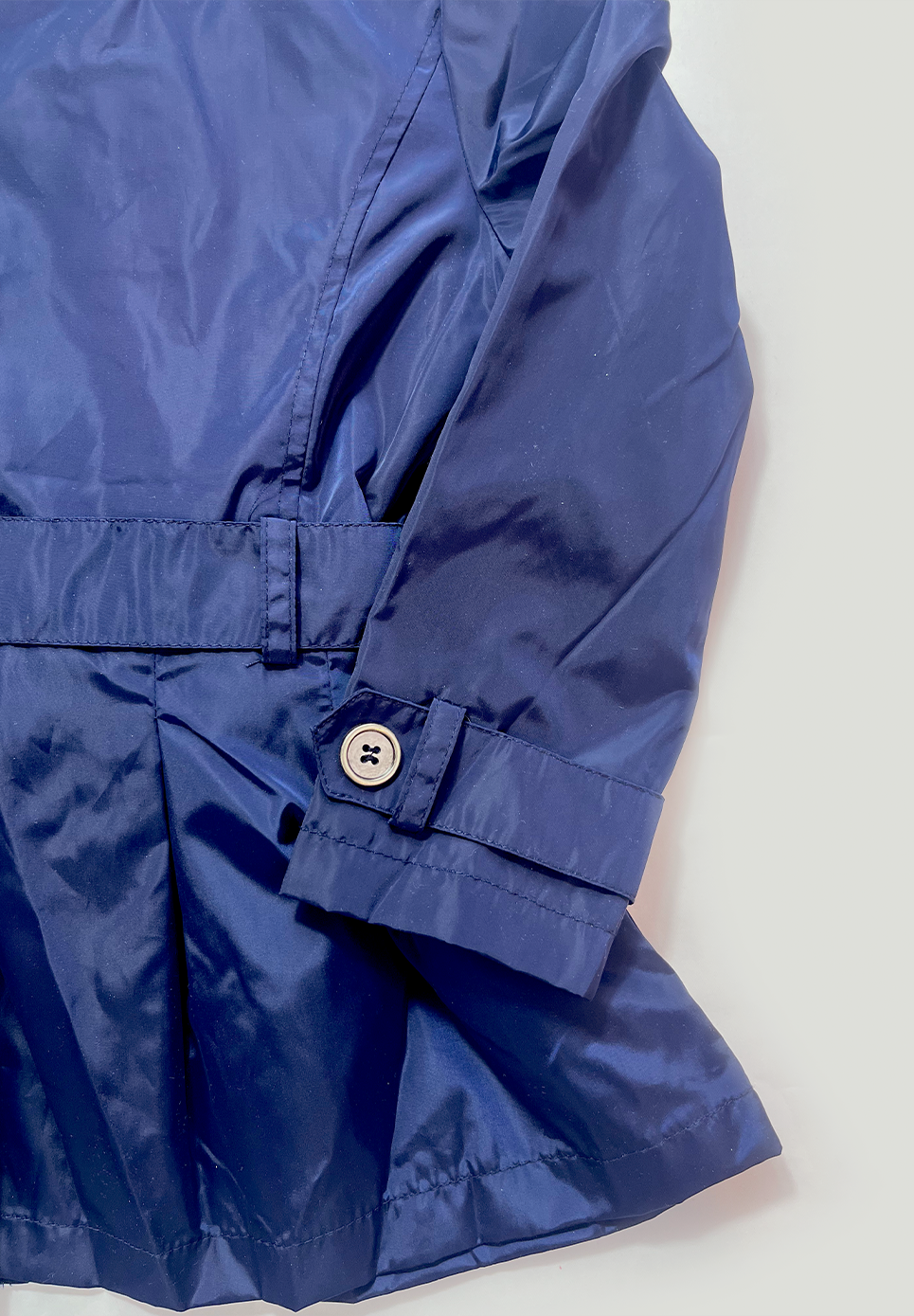 Trench Bambina Con Fiocco - Giacca Antivento Con Cintura | Per Primavera E Autunno - Foto 6